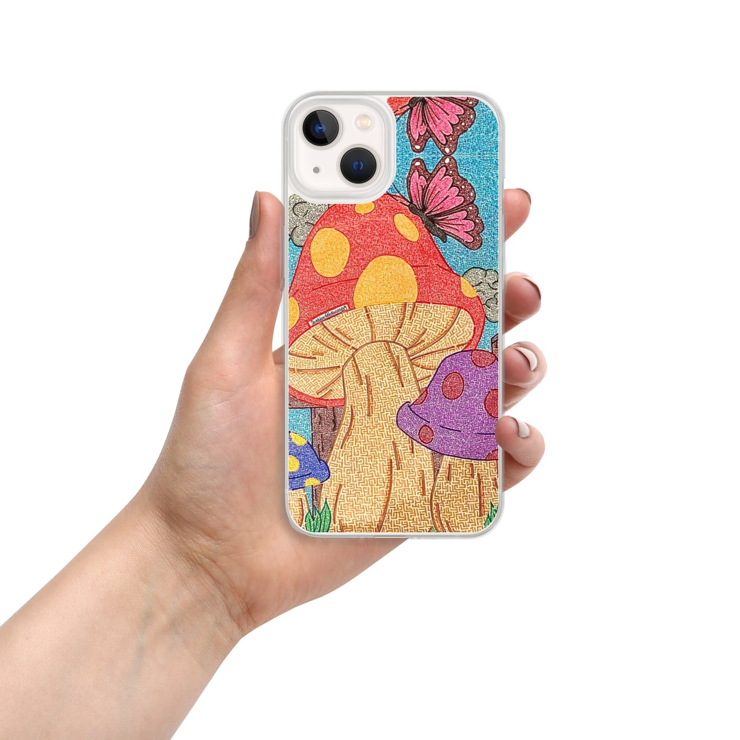 Mushrooms Maze iPhone Case