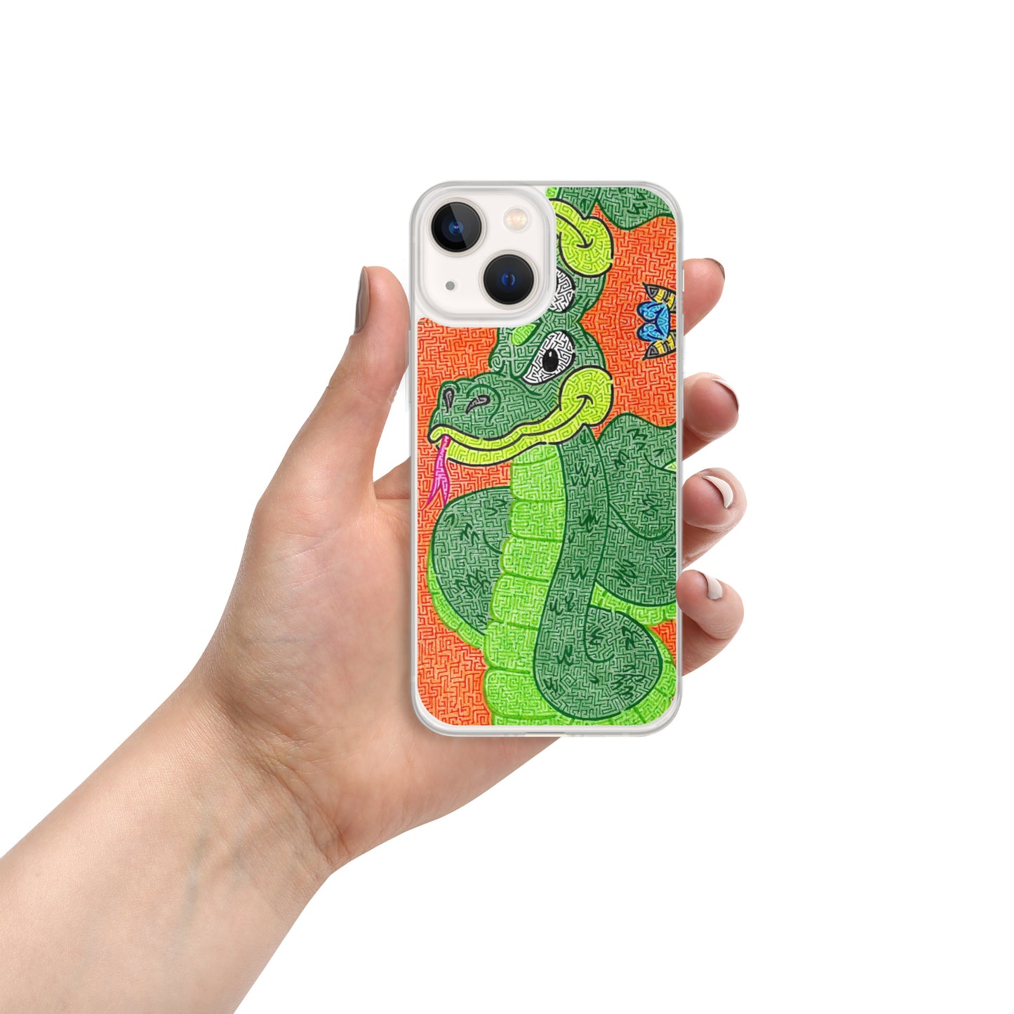 Snake Maze iPhone Case