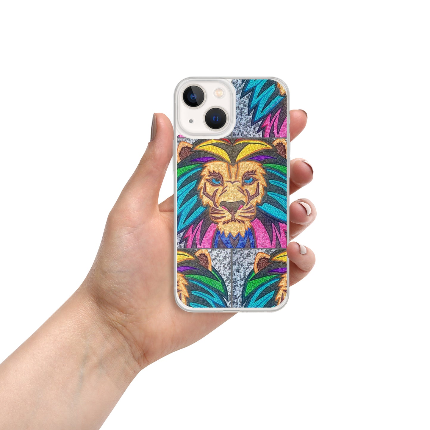 Lion Maze iPhone Case