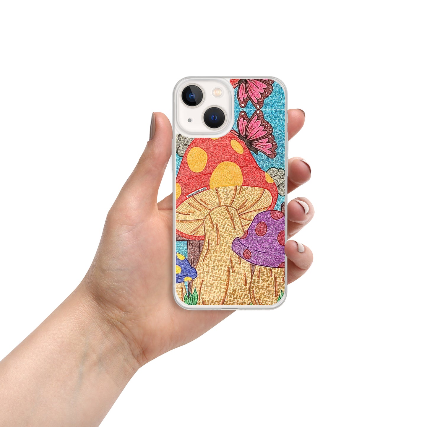 Mushrooms Maze iPhone Case