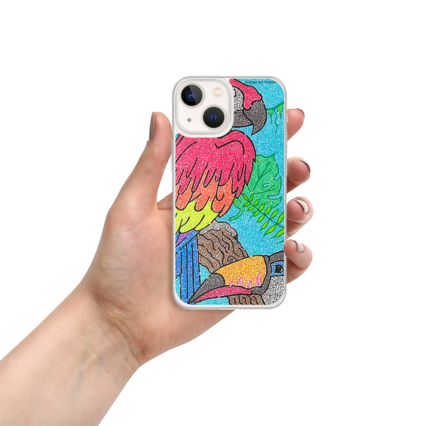 Parrot Maze iPhone Case
