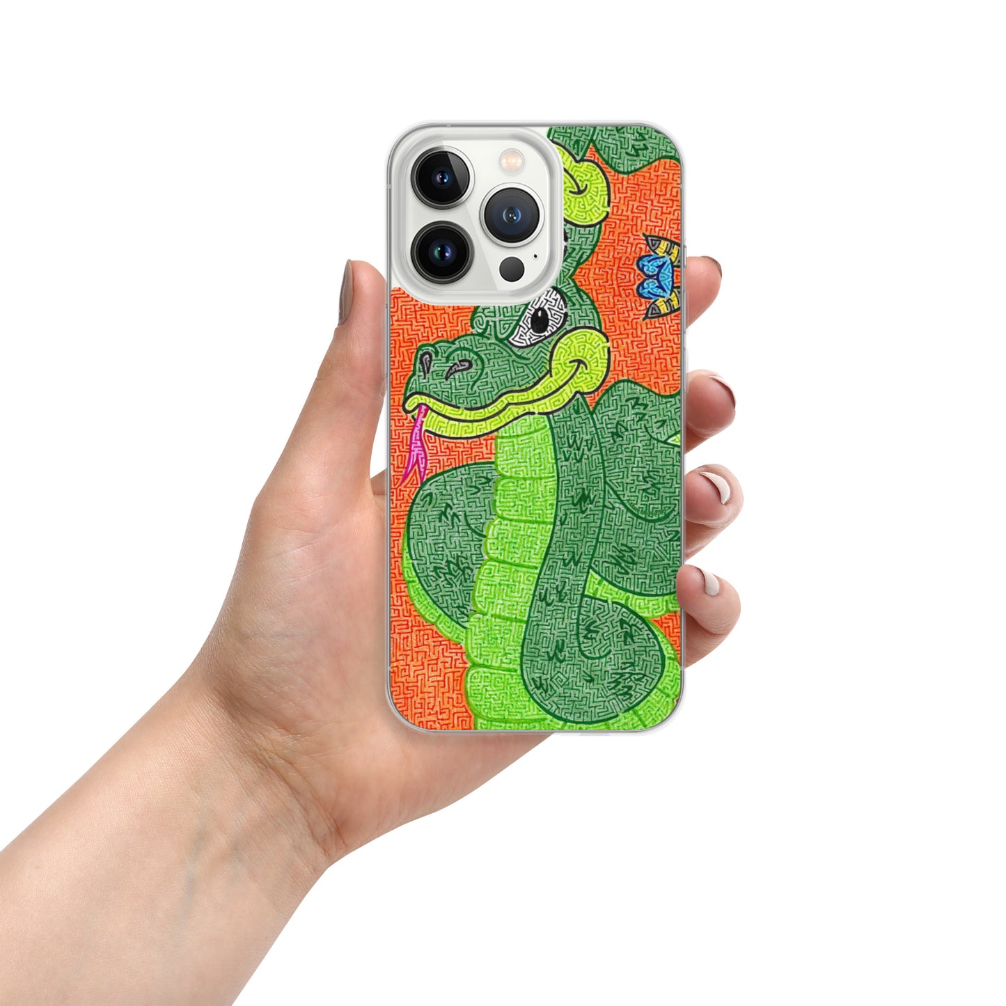Snake Maze iPhone Case