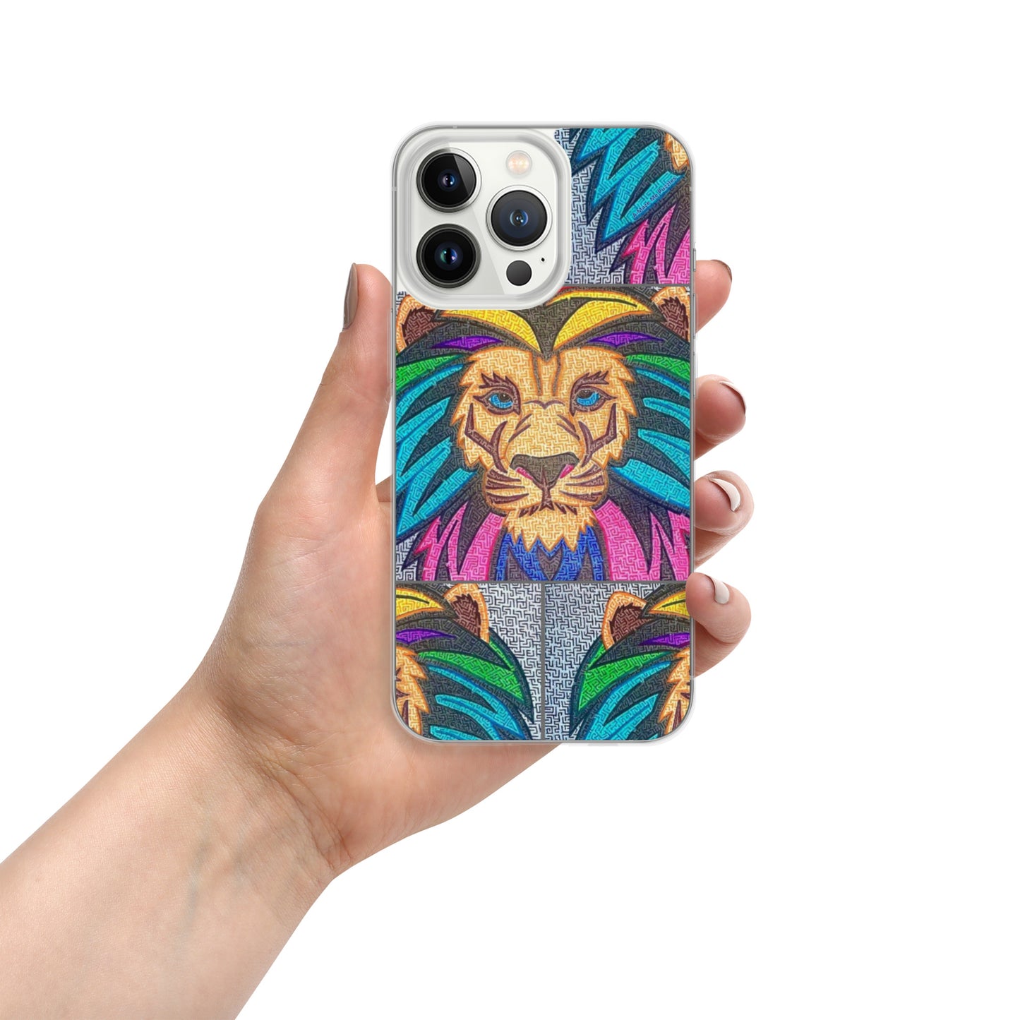 Lion Maze iPhone Case