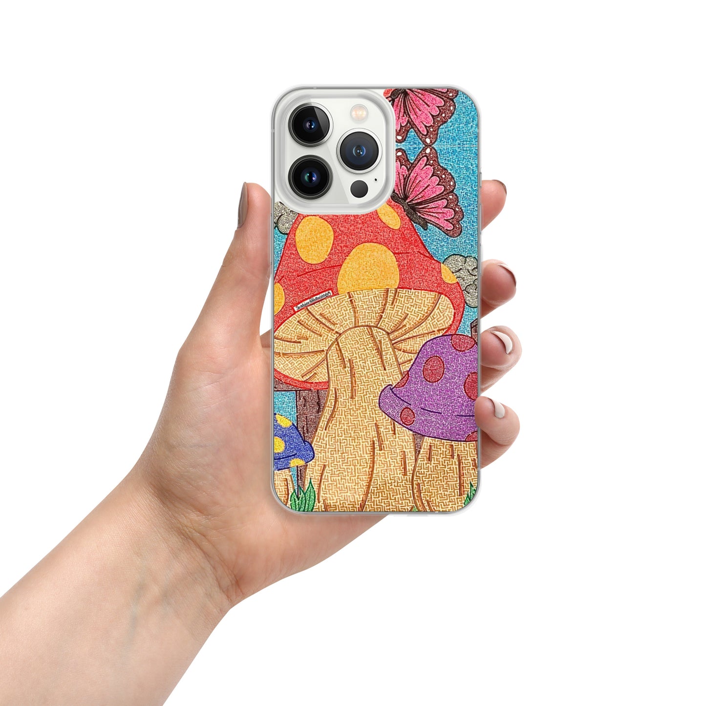 Mushrooms Maze iPhone Case