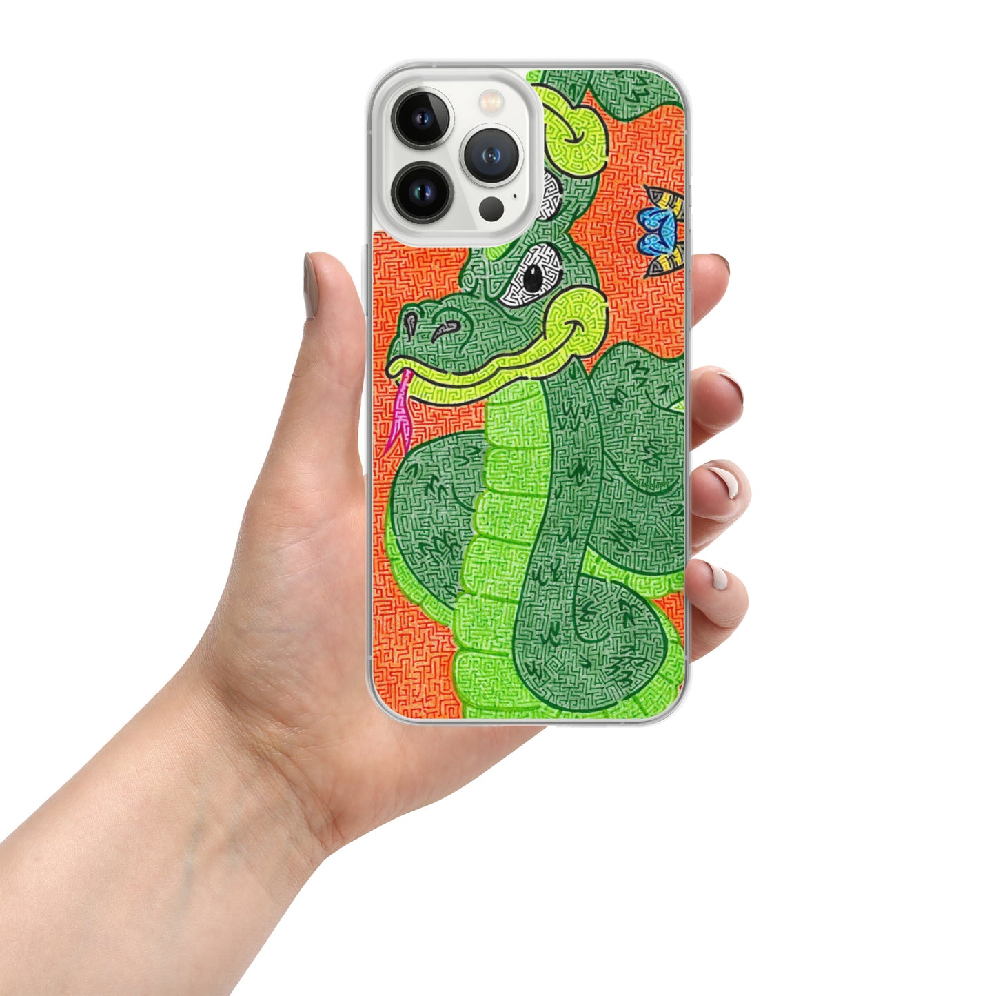 Snake Maze iPhone Case