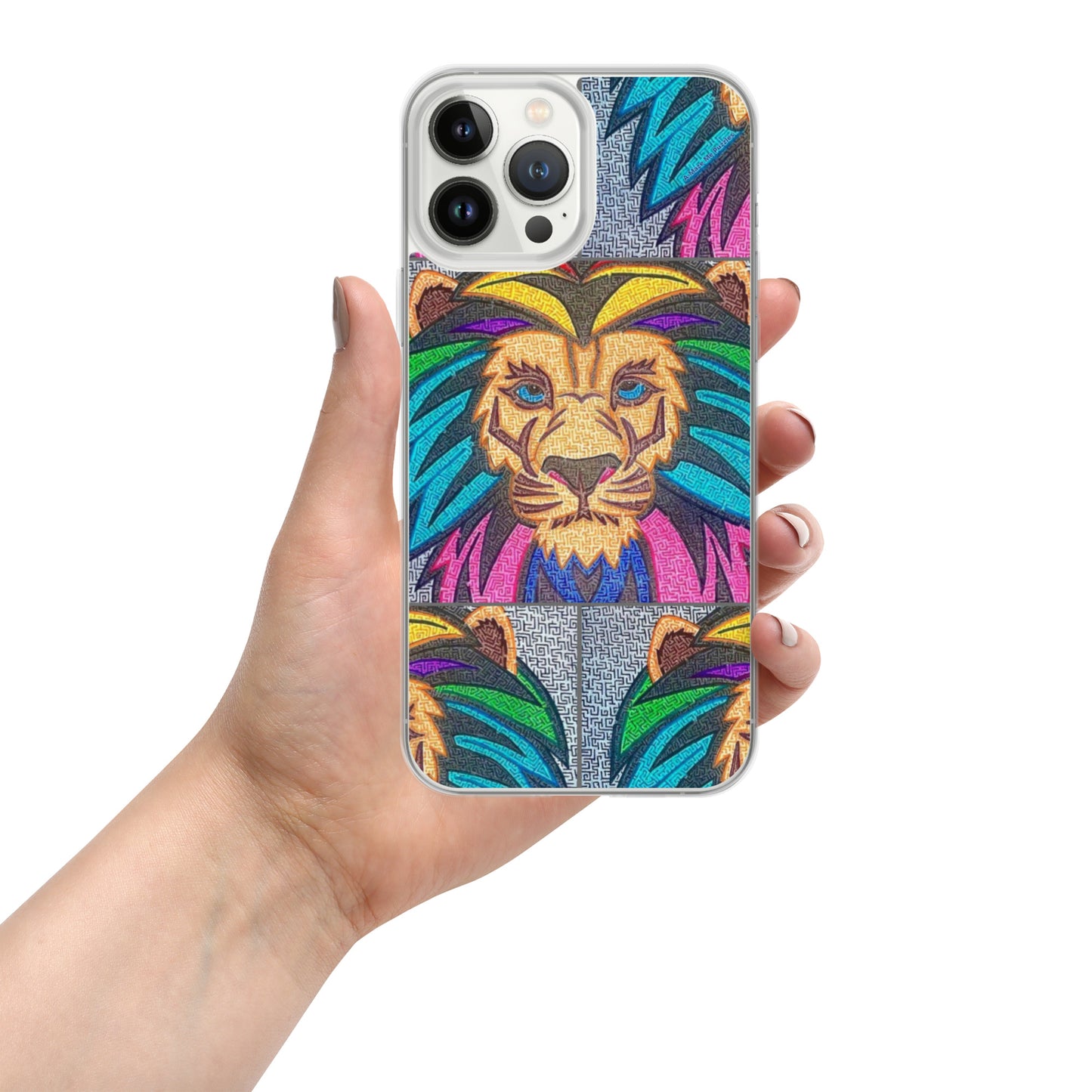 Lion Maze iPhone Case