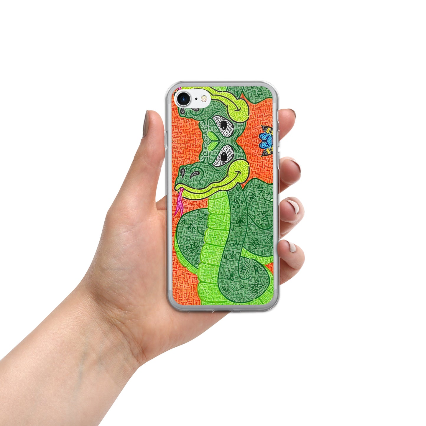 Snake Maze iPhone Case