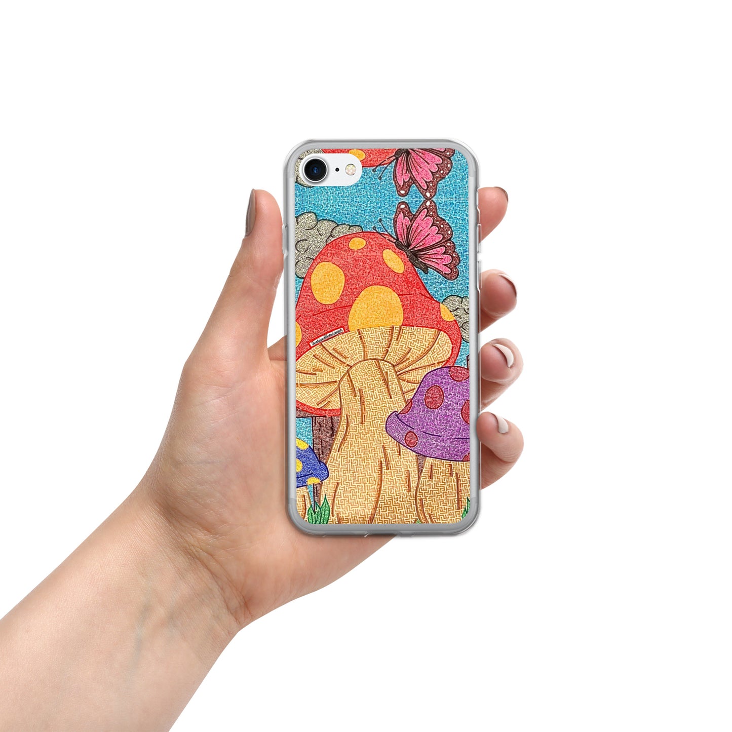 Mushrooms Maze iPhone Case