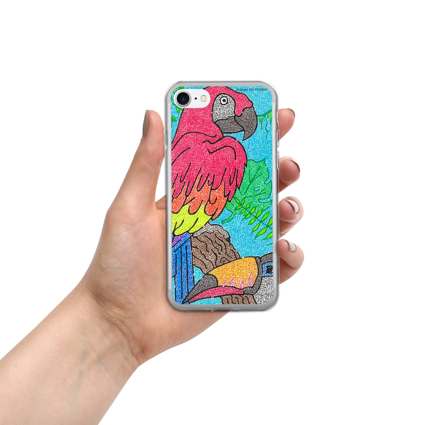 Parrot Maze iPhone Case