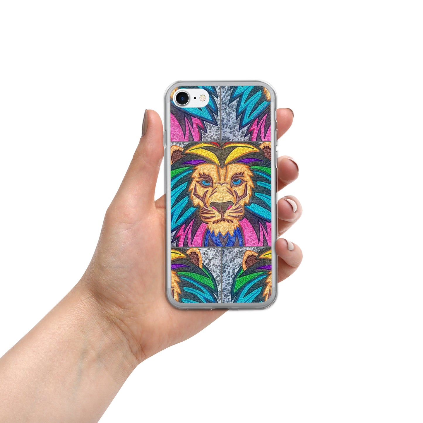 Lion Maze iPhone Case