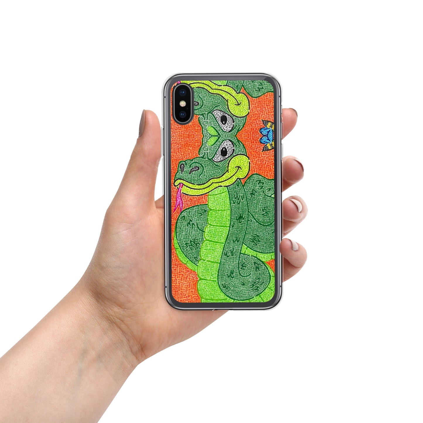 Snake Maze iPhone Case