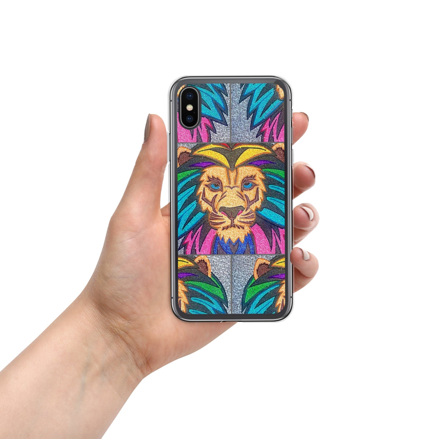 Lion Maze iPhone Case