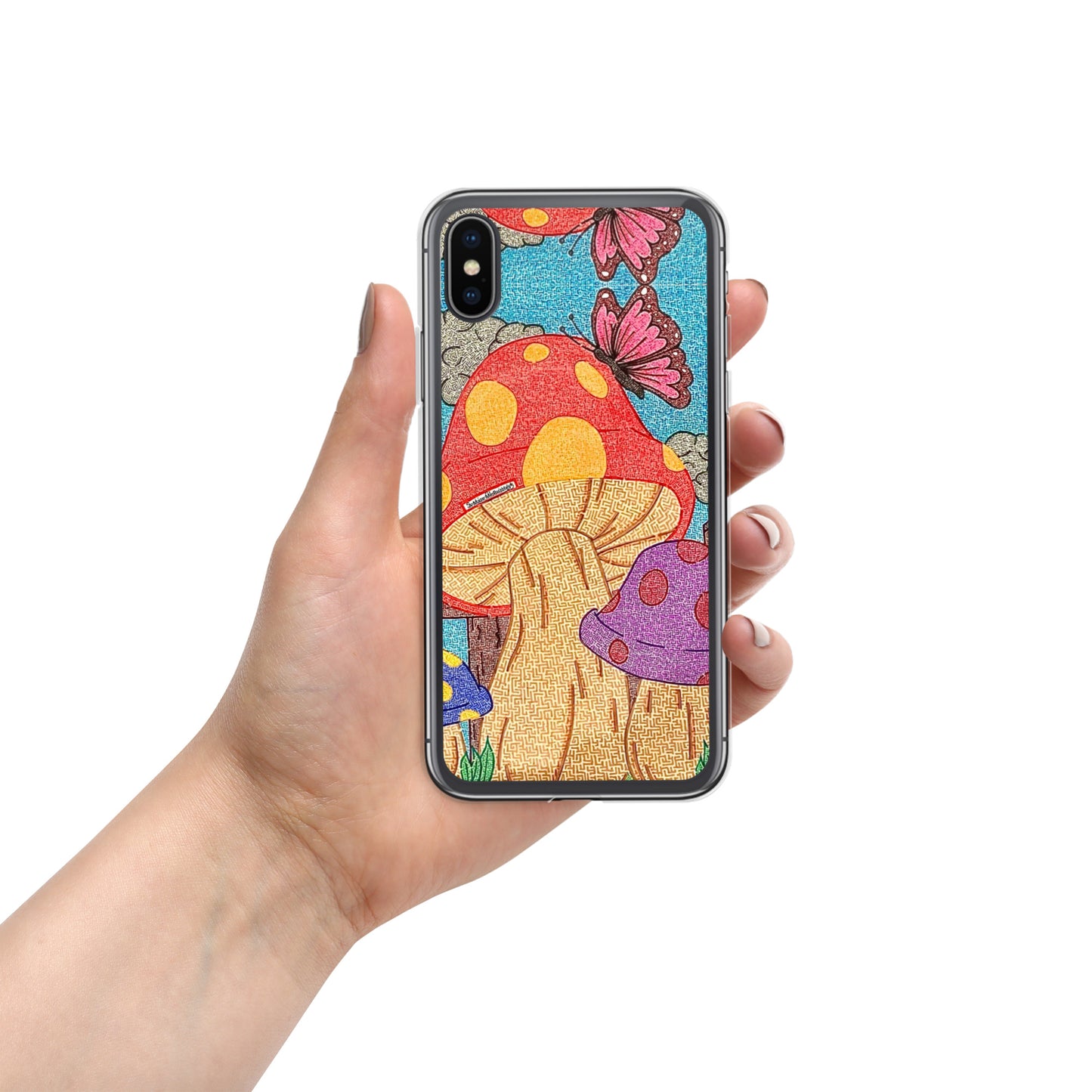 Mushrooms Maze iPhone Case