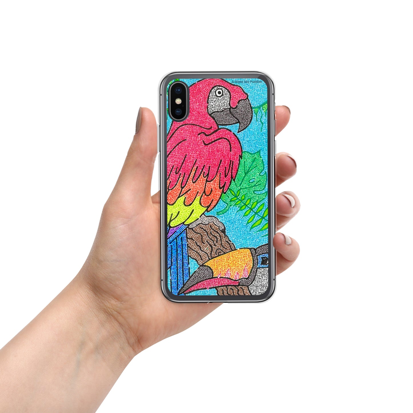 Parrot Maze iPhone Case