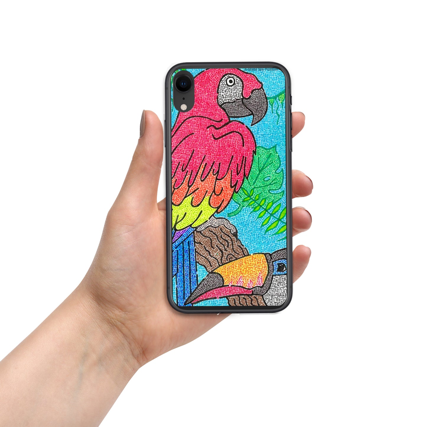 Parrot Maze iPhone Case
