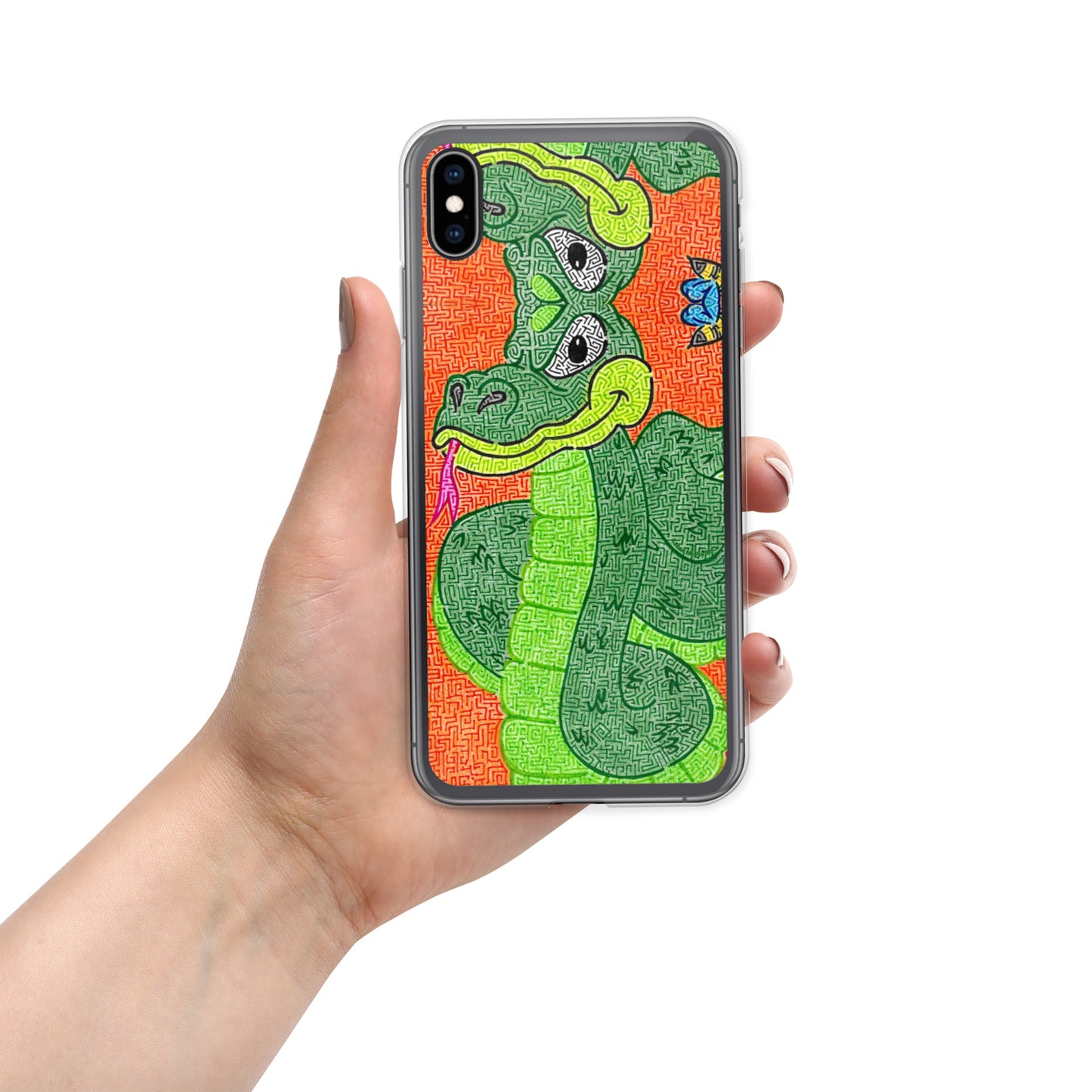 Snake Maze iPhone Case