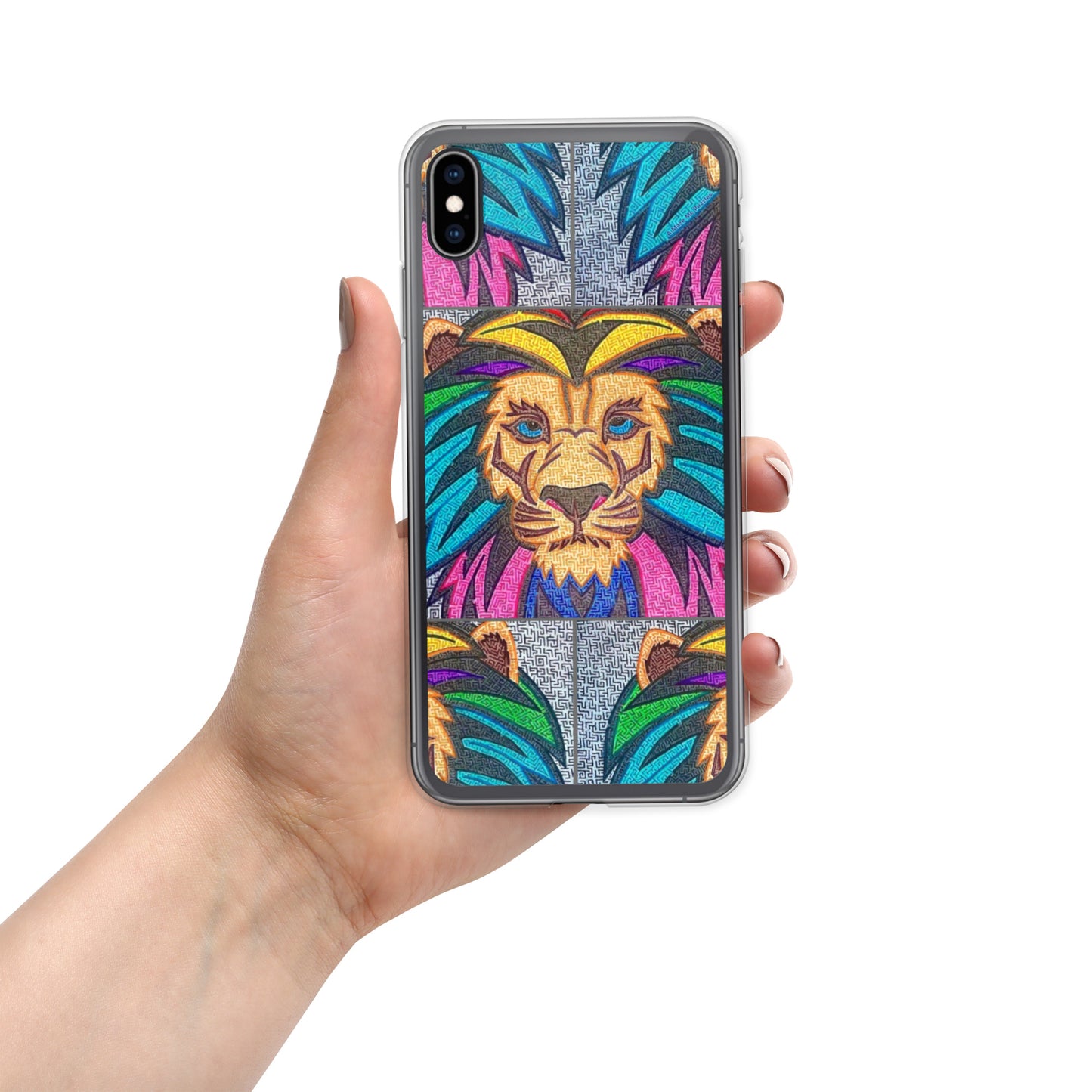 Lion Maze iPhone Case