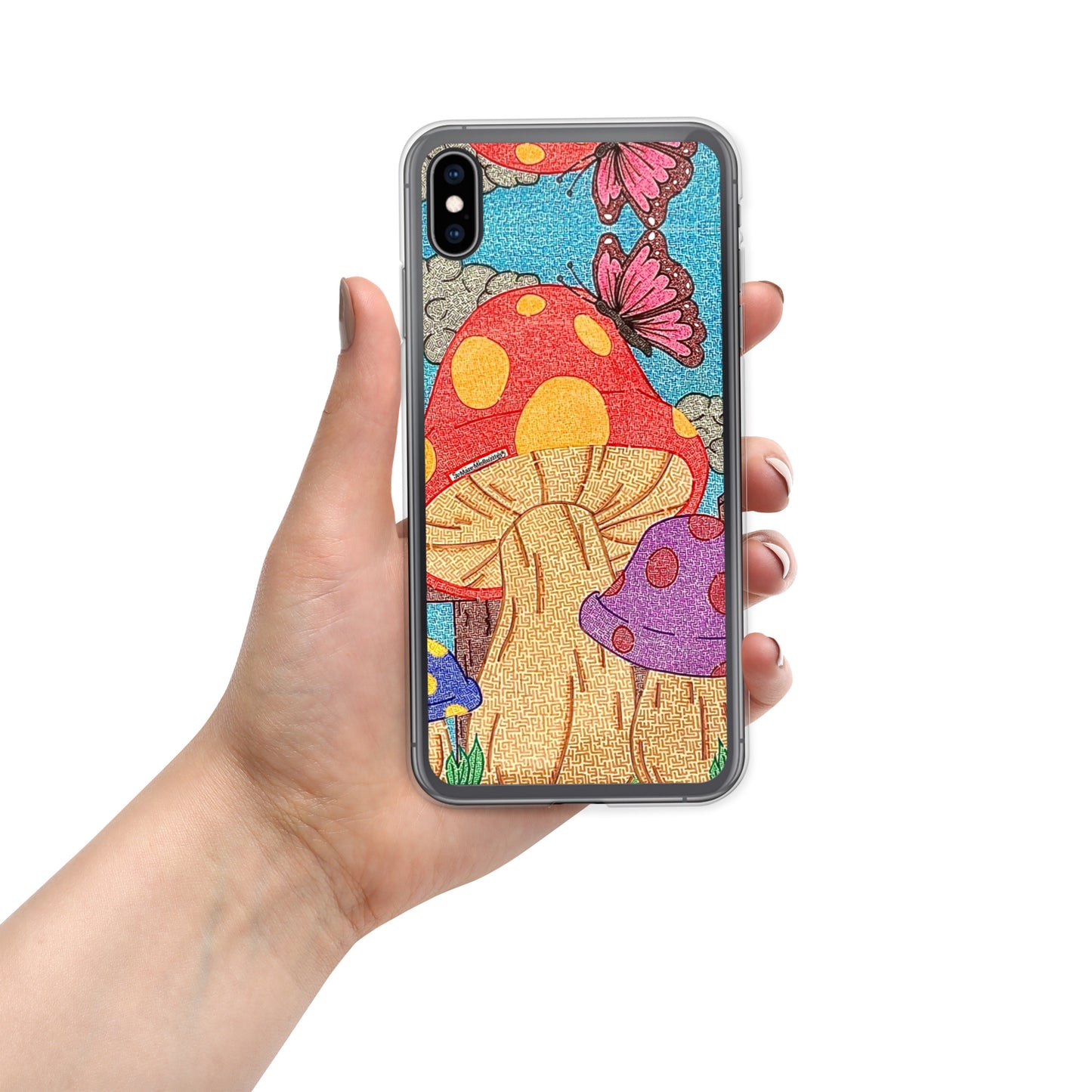 Mushrooms Maze iPhone Case