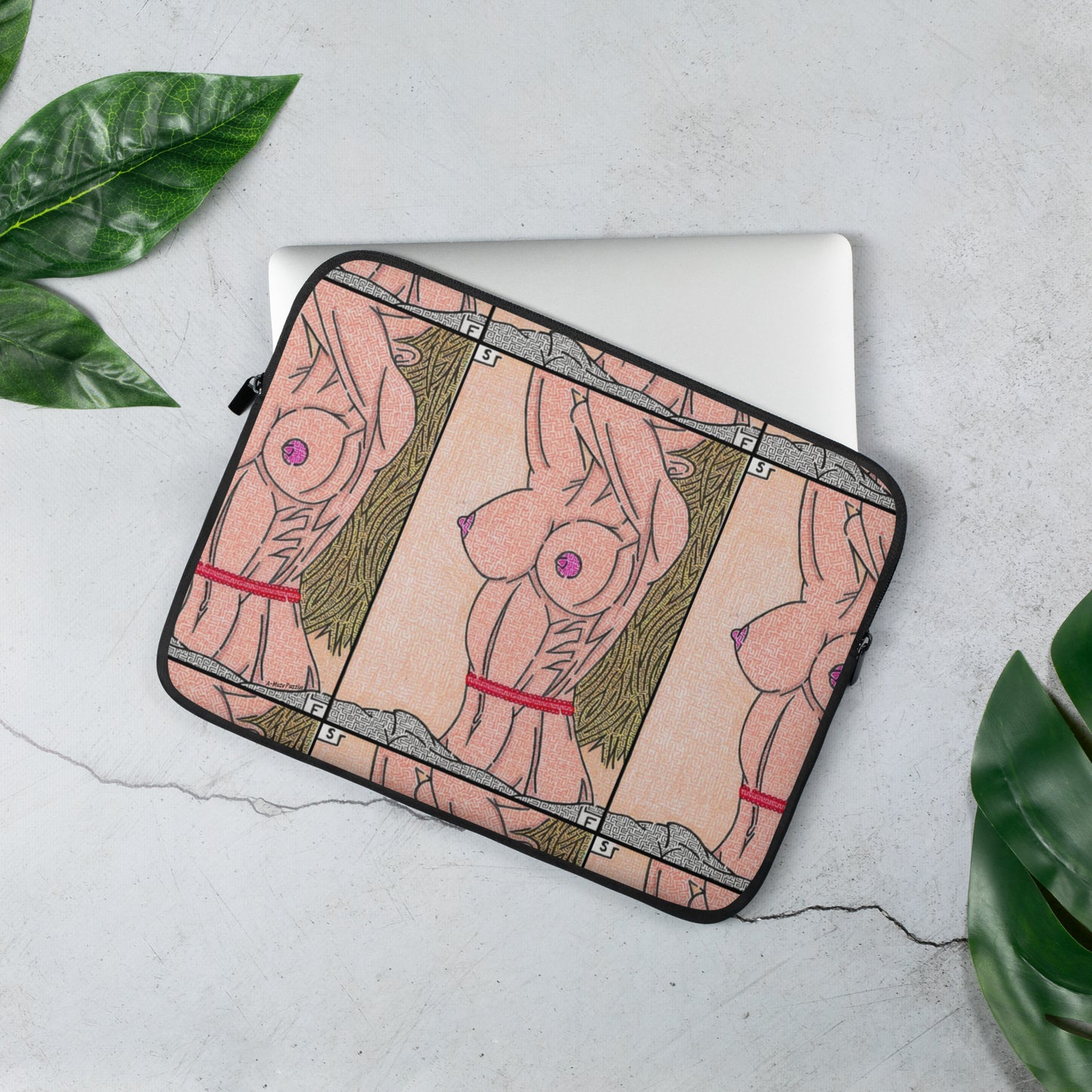 Breasts Maze Laptop Sleeve