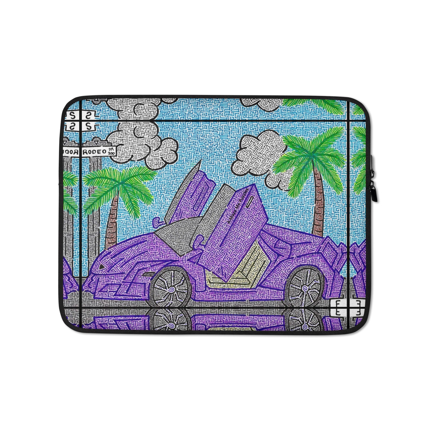 Lamborghini Maze Laptop Sleeve