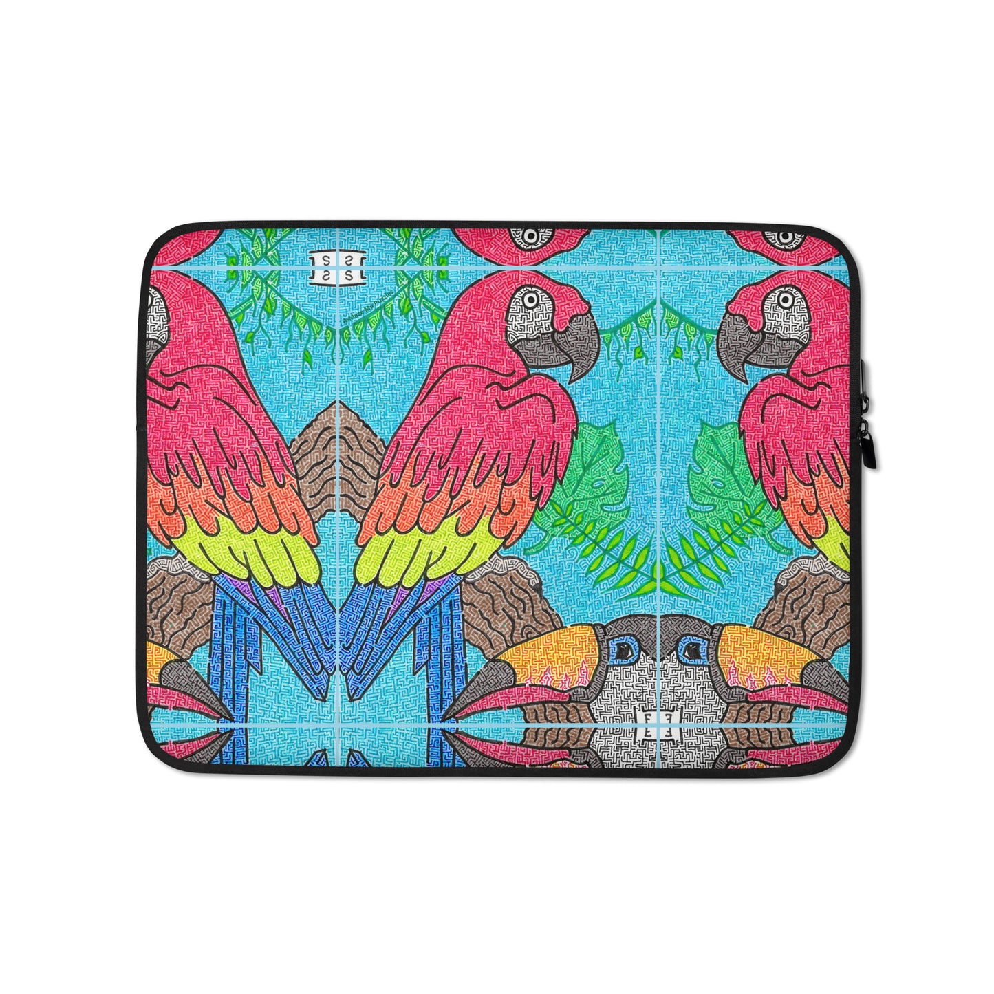 Parrot Maze Laptop Sleeve