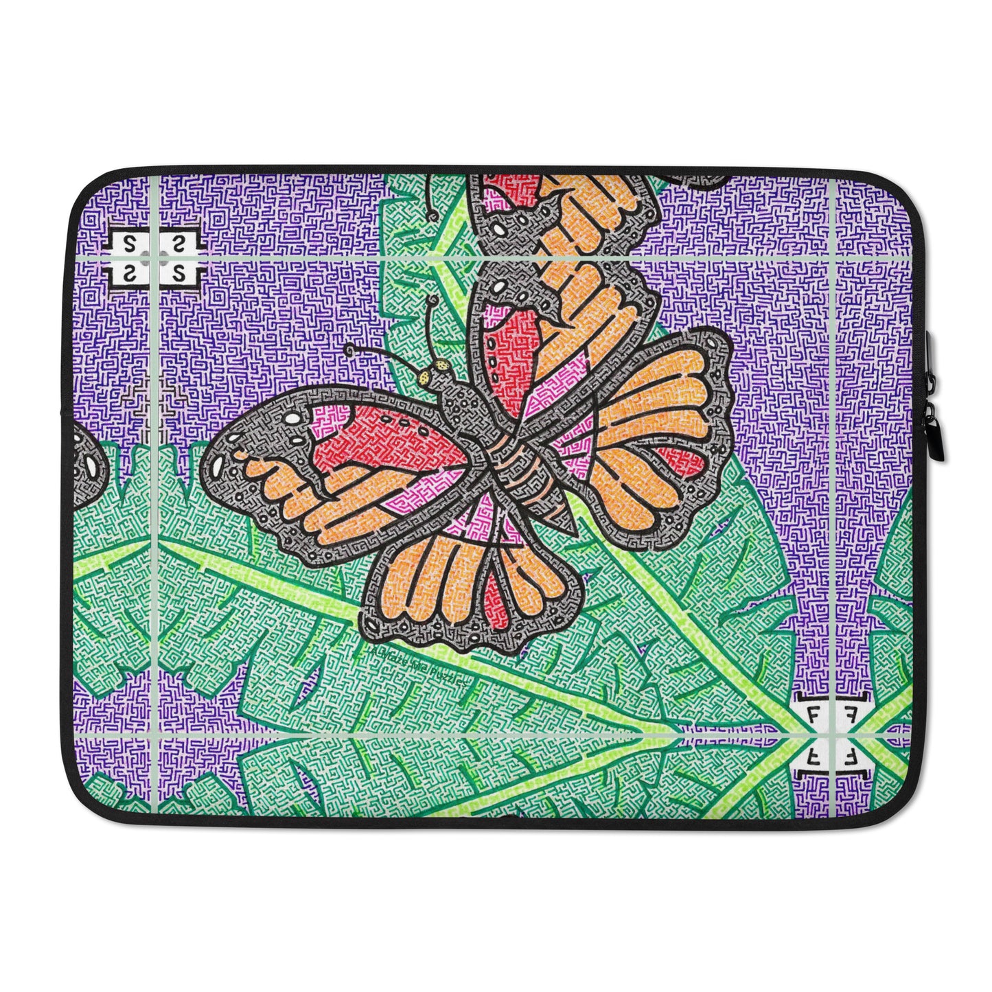 Butterfly Maze Laptop Sleeve