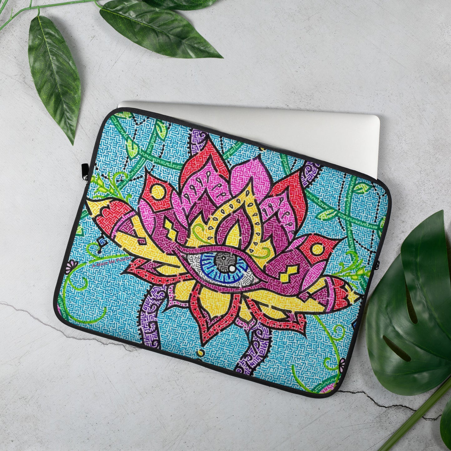 Mandala Maze Laptop Sleeve