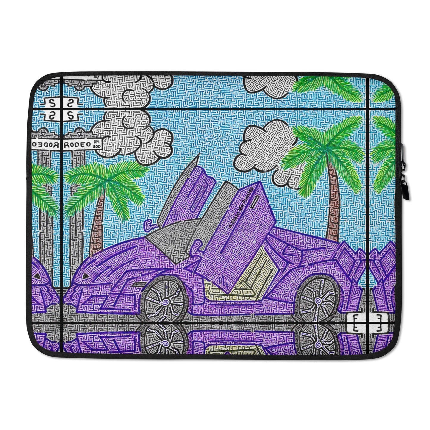 Lamborghini Maze Laptop Sleeve