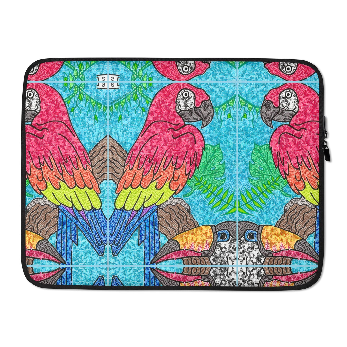 Parrot Maze Laptop Sleeve