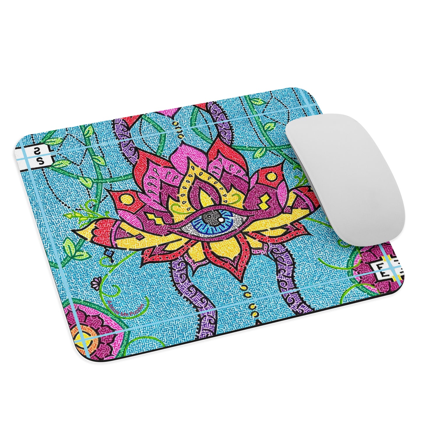 Mandala Maze Mouse Pad