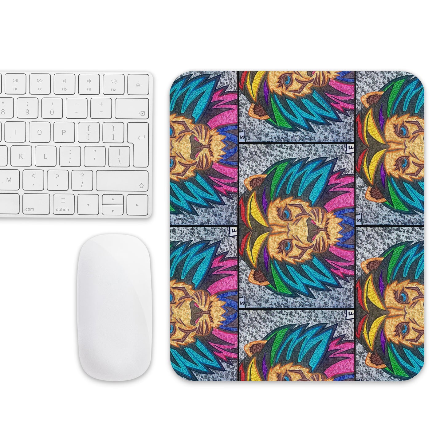 Lion Maze Mouse Pad