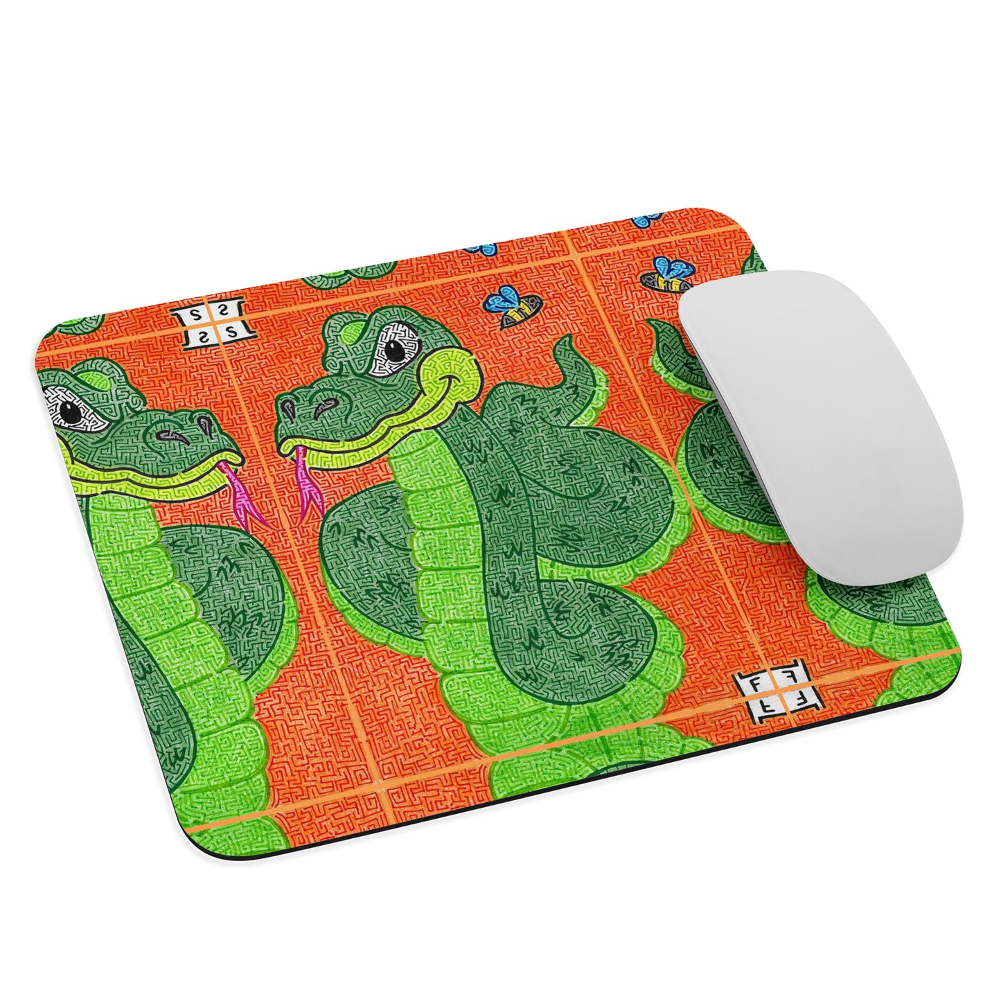 Snake Maze Mouse Pad