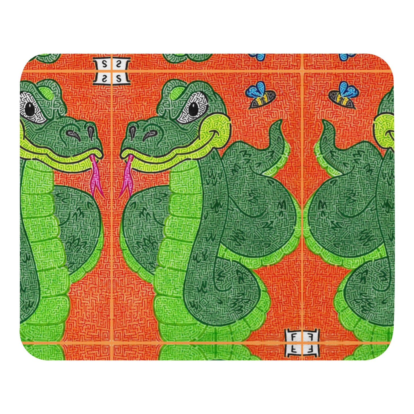 Snake Maze Mouse Pad