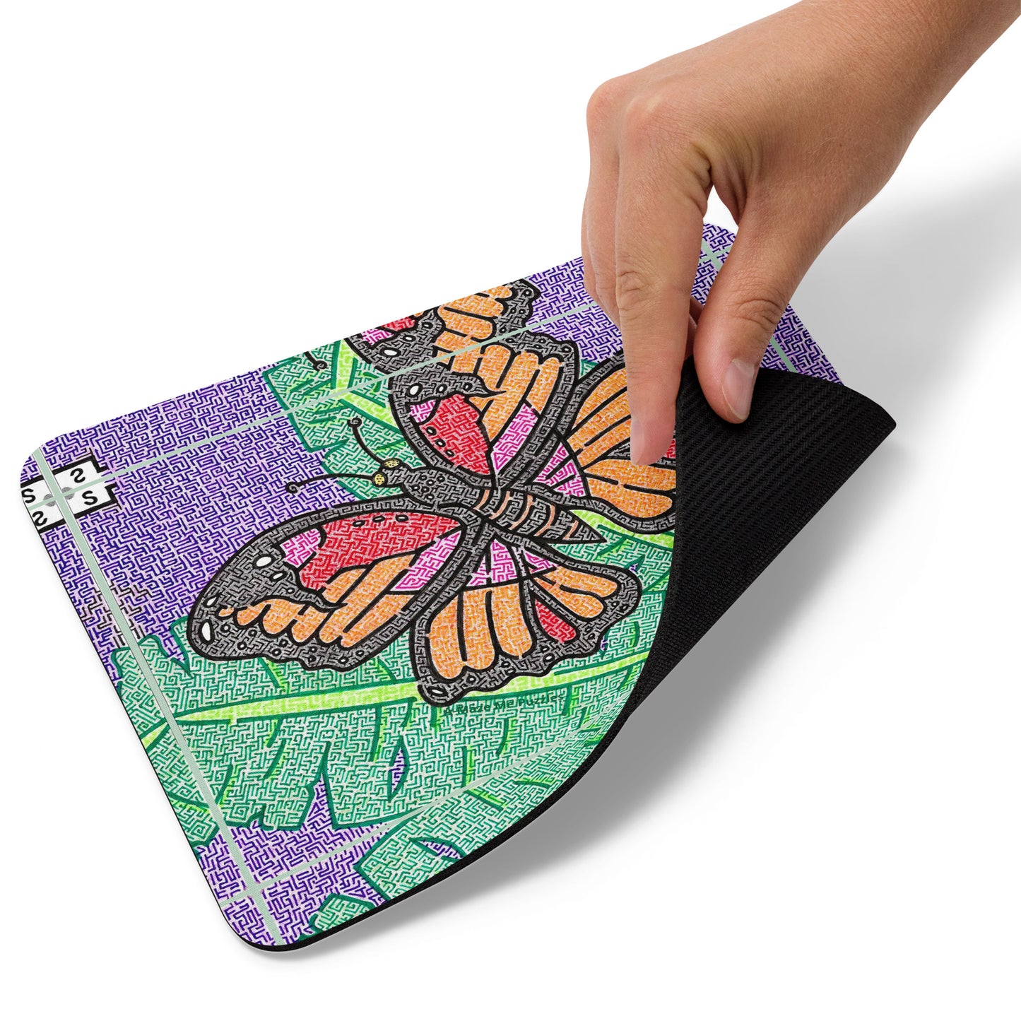 Butterfly Maze Mouse Pad