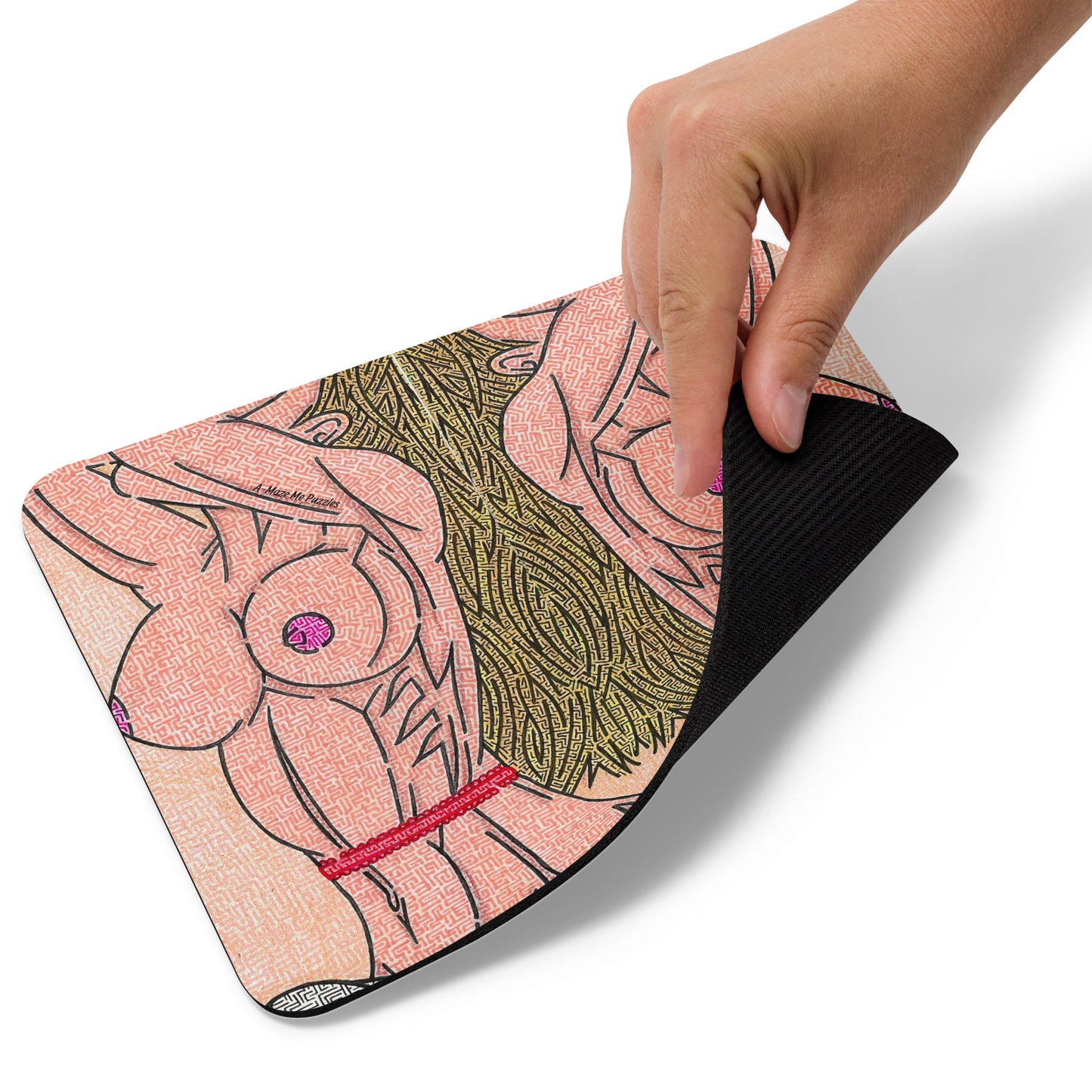 Breasts Maze Mouse Pad