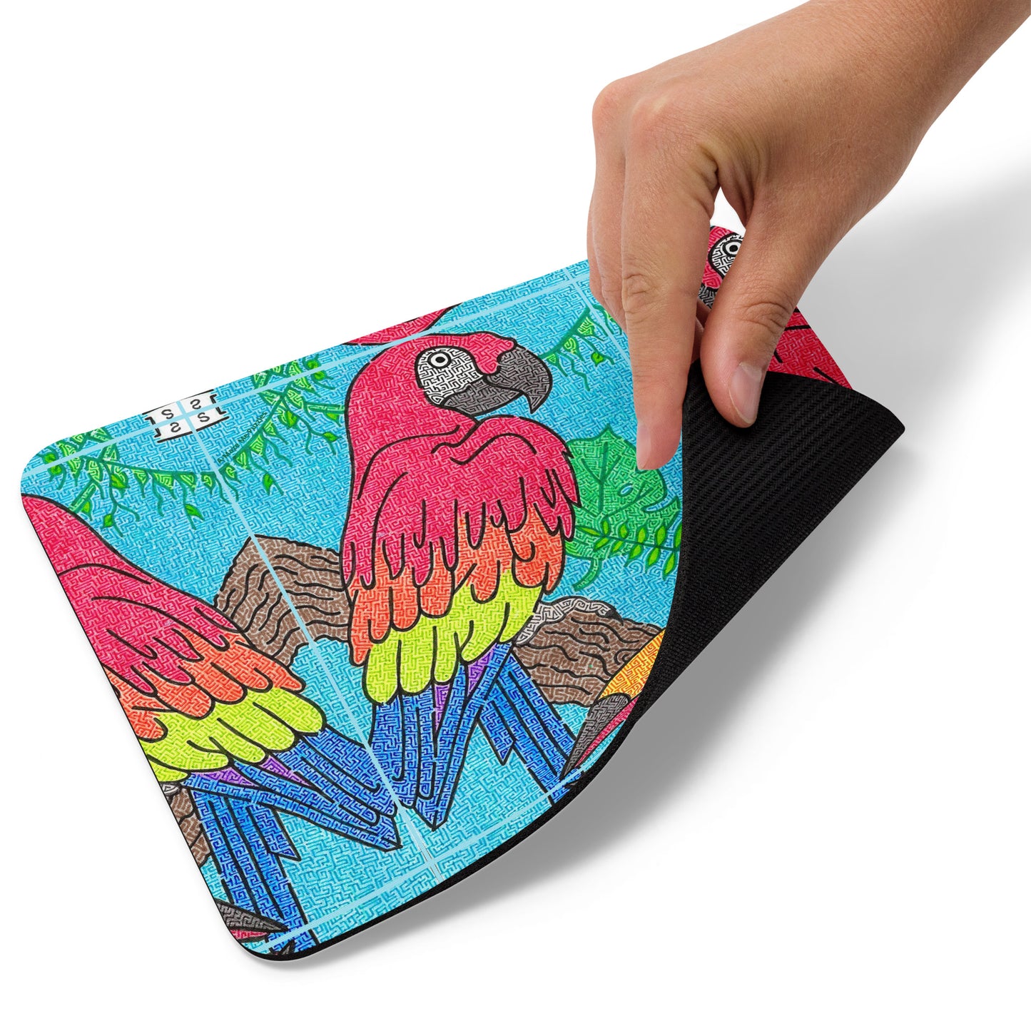 Parrot Maze Mouse Pad