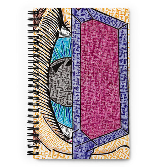 Eye Pop-Art Maze Spiral Notebook