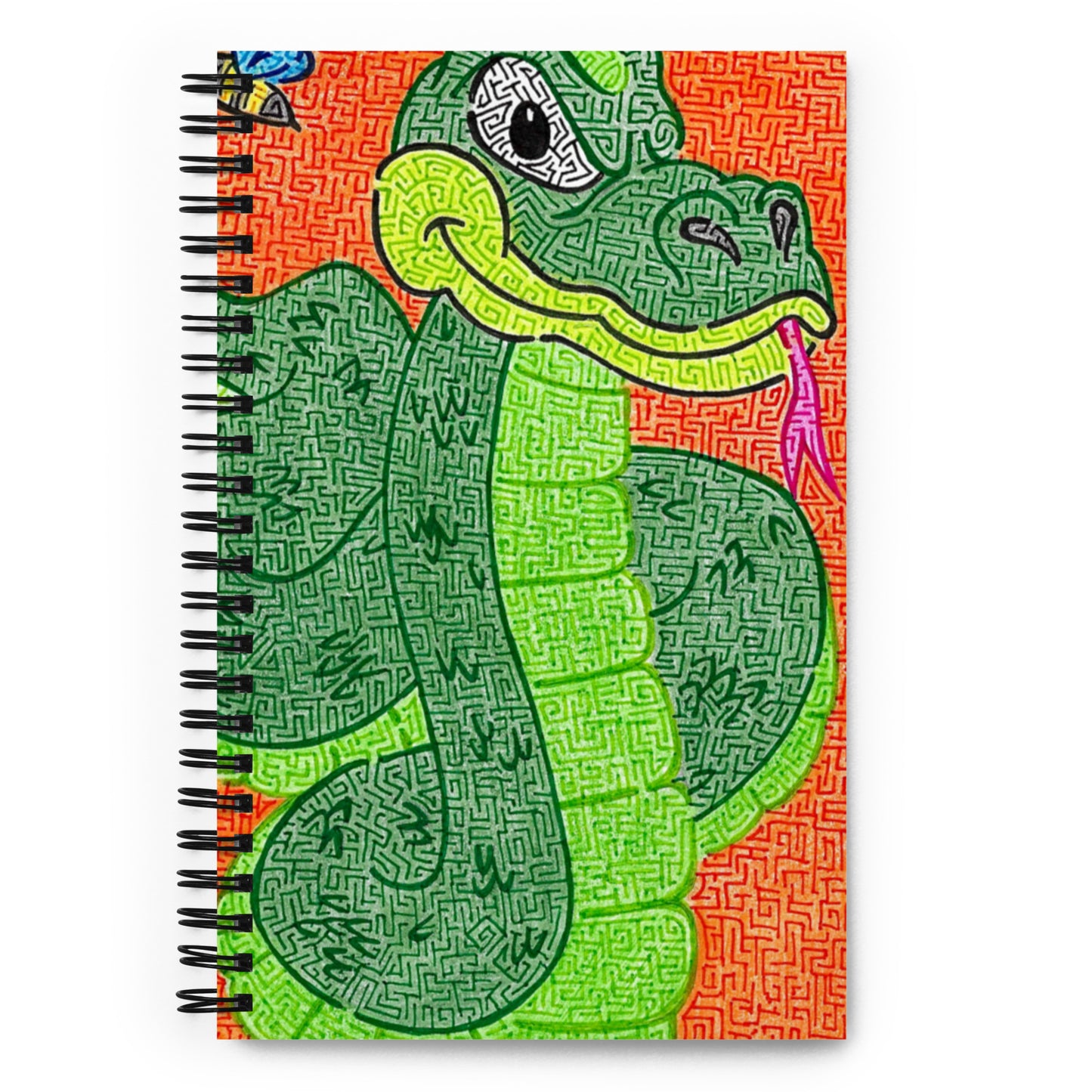 Snake Maze Spiral Notebook