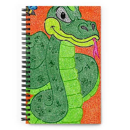 Snake Maze Spiral Notebook