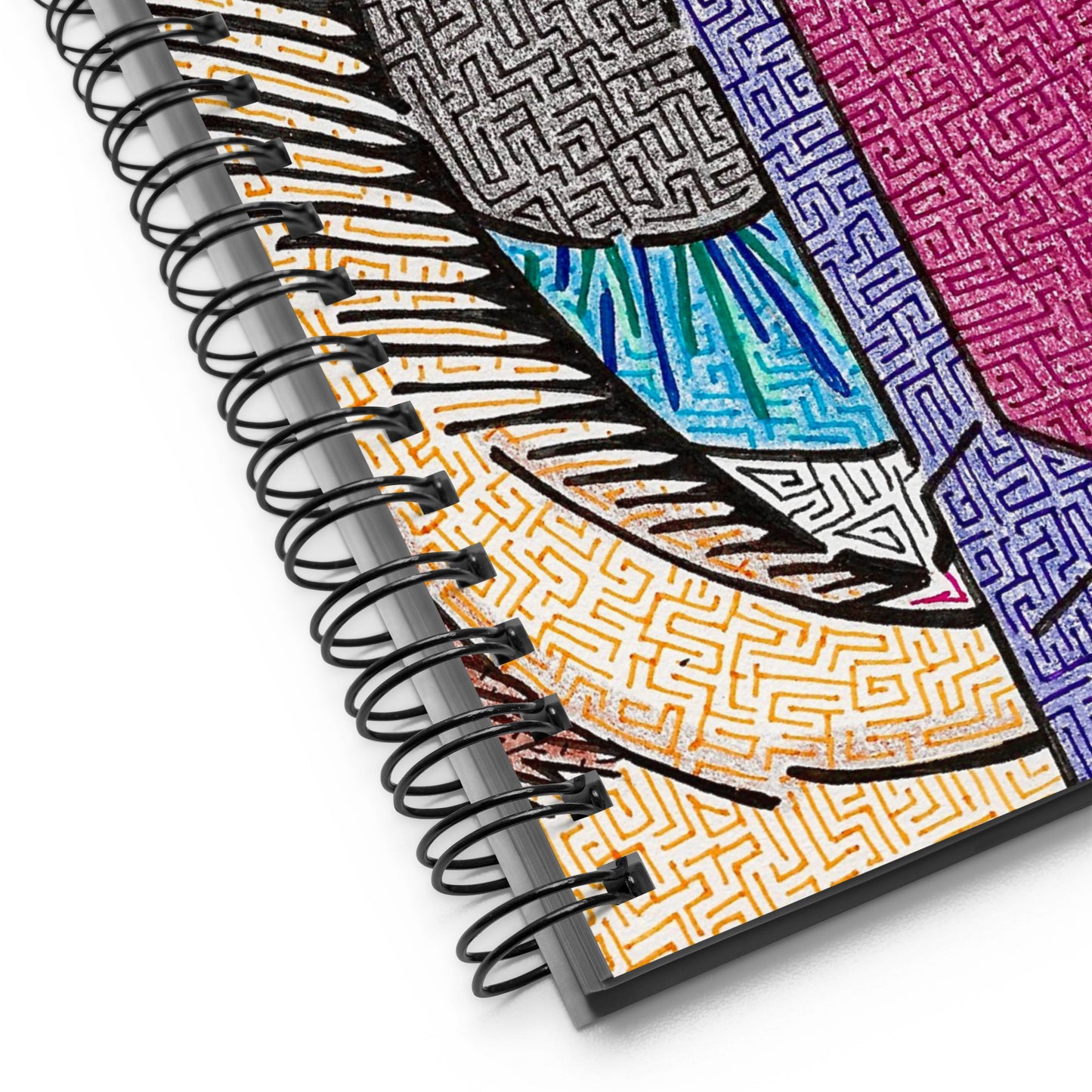 Eye Pop-Art Maze Spiral Notebook