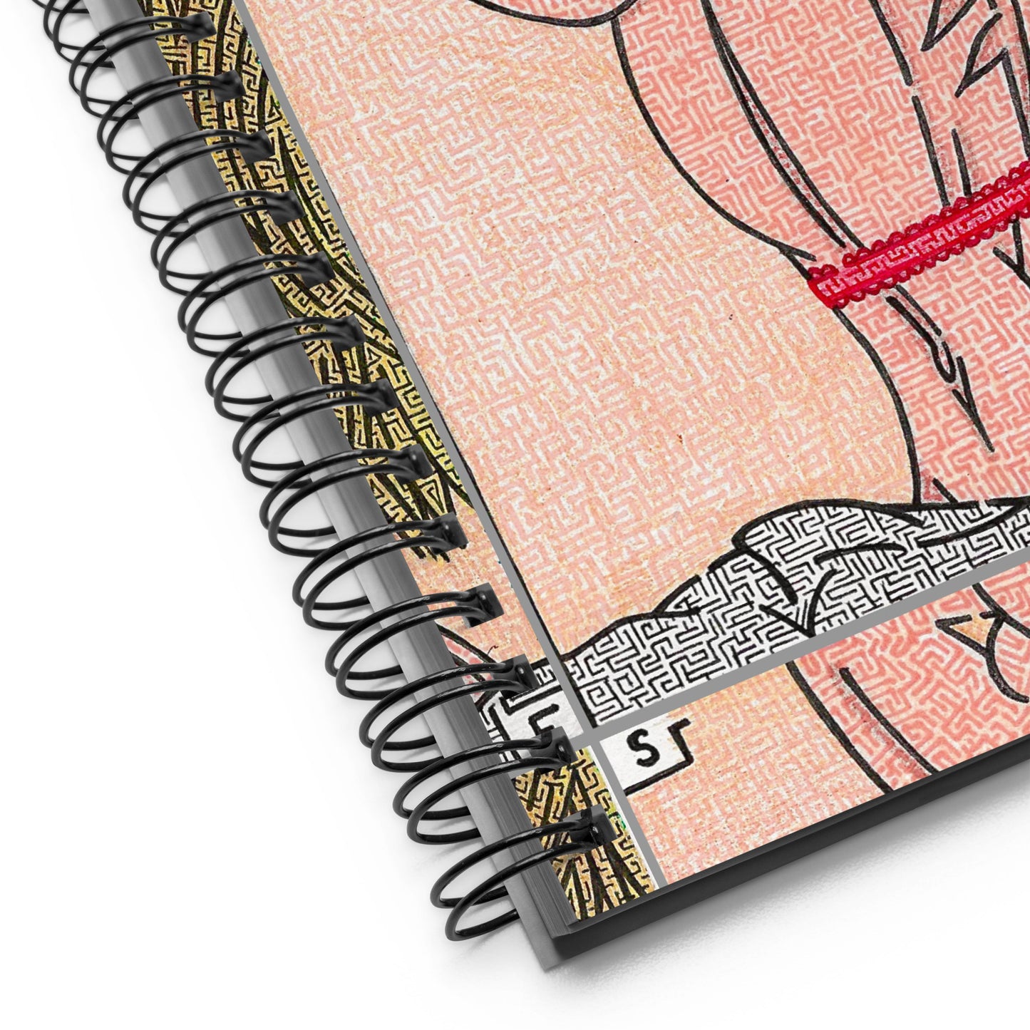 Breasts Maze Spiral Notebook