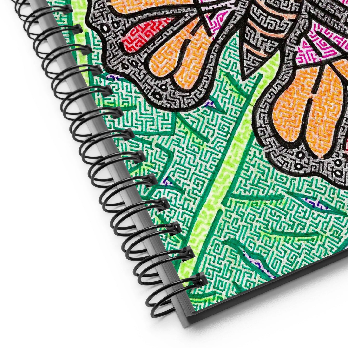 Butterfly Maze Spiral Notebook