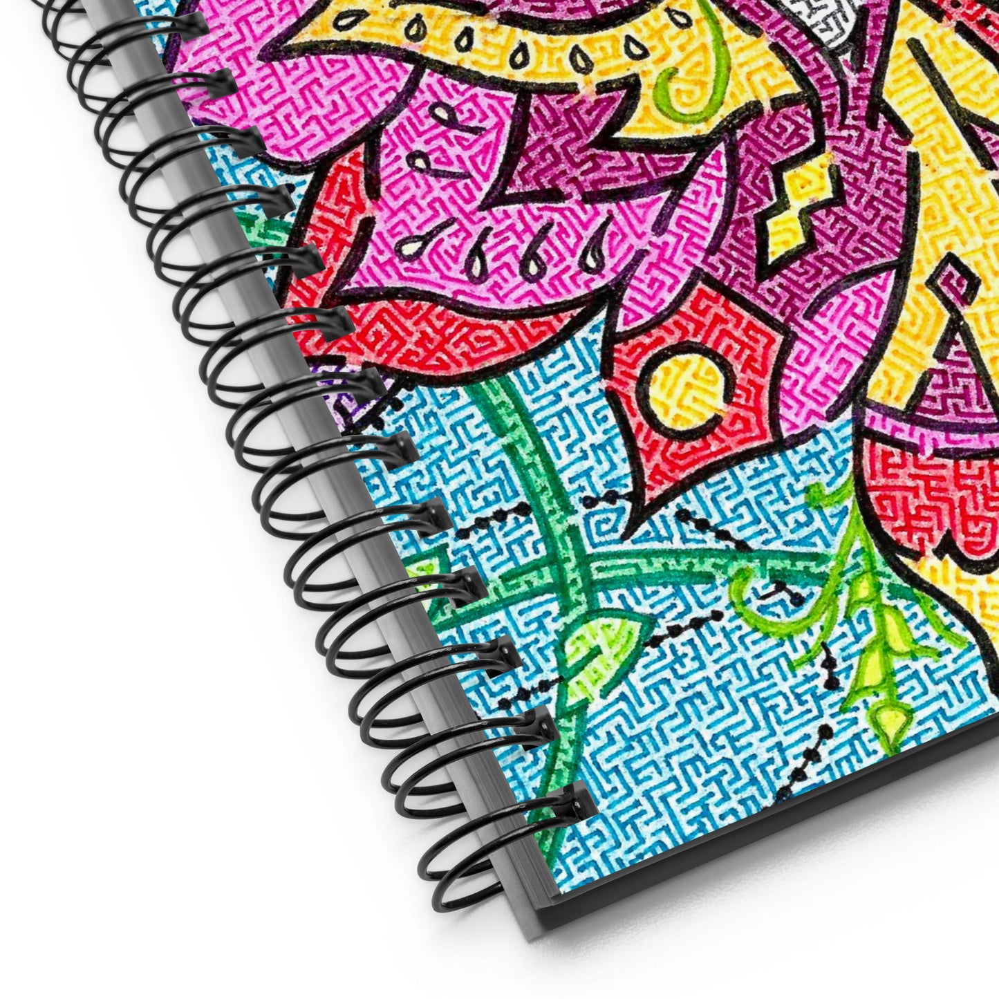 Mandala Maze Spiral Notebook