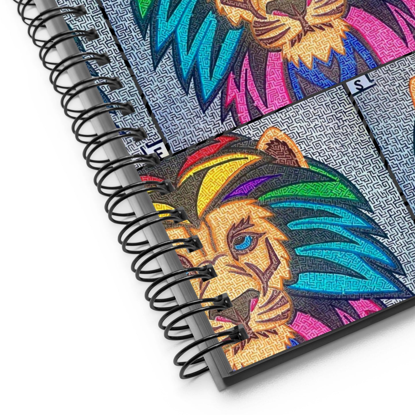 Lion Maze Spiral Notebook