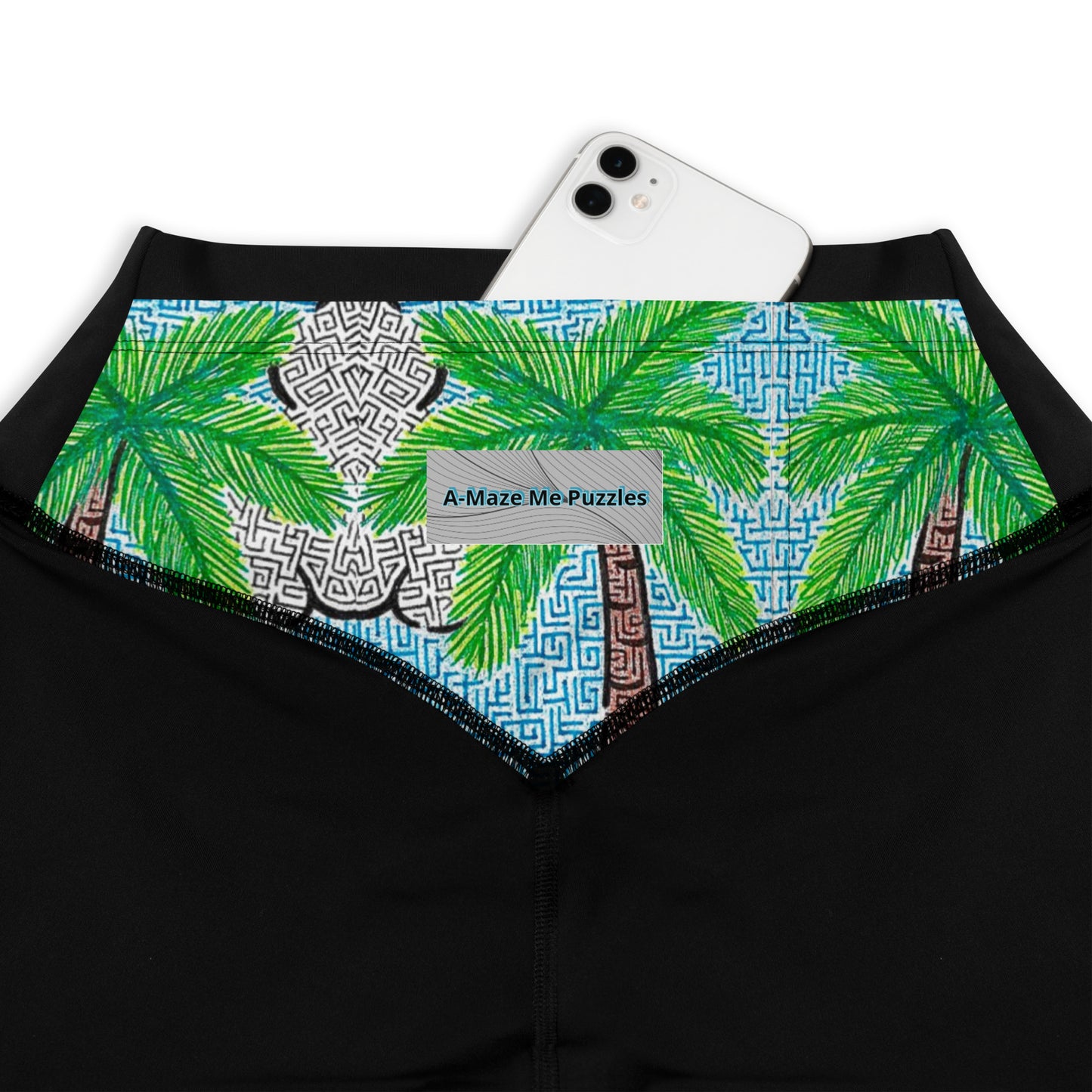 Lamborghini Maze Sports Leggings with Inside Pocket