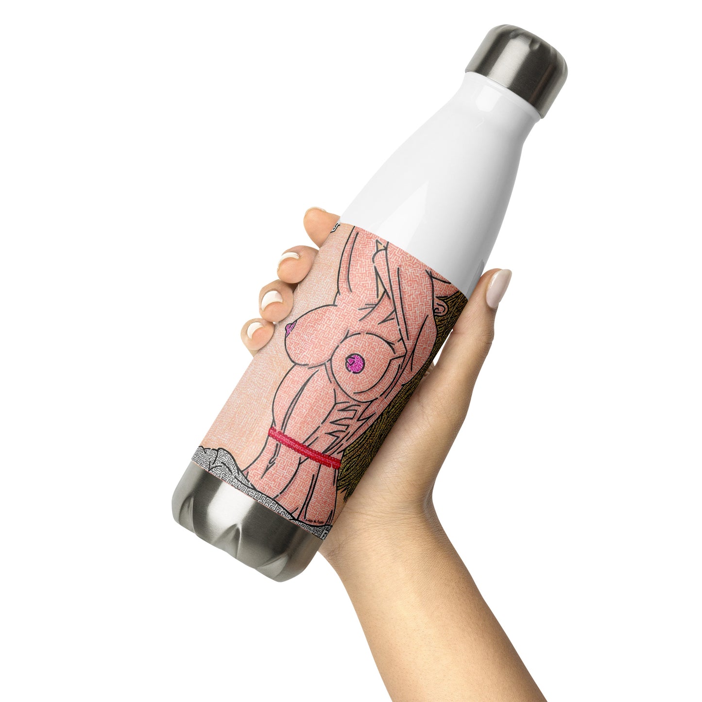 Breasts Maze Stainless Steel Water Bottle