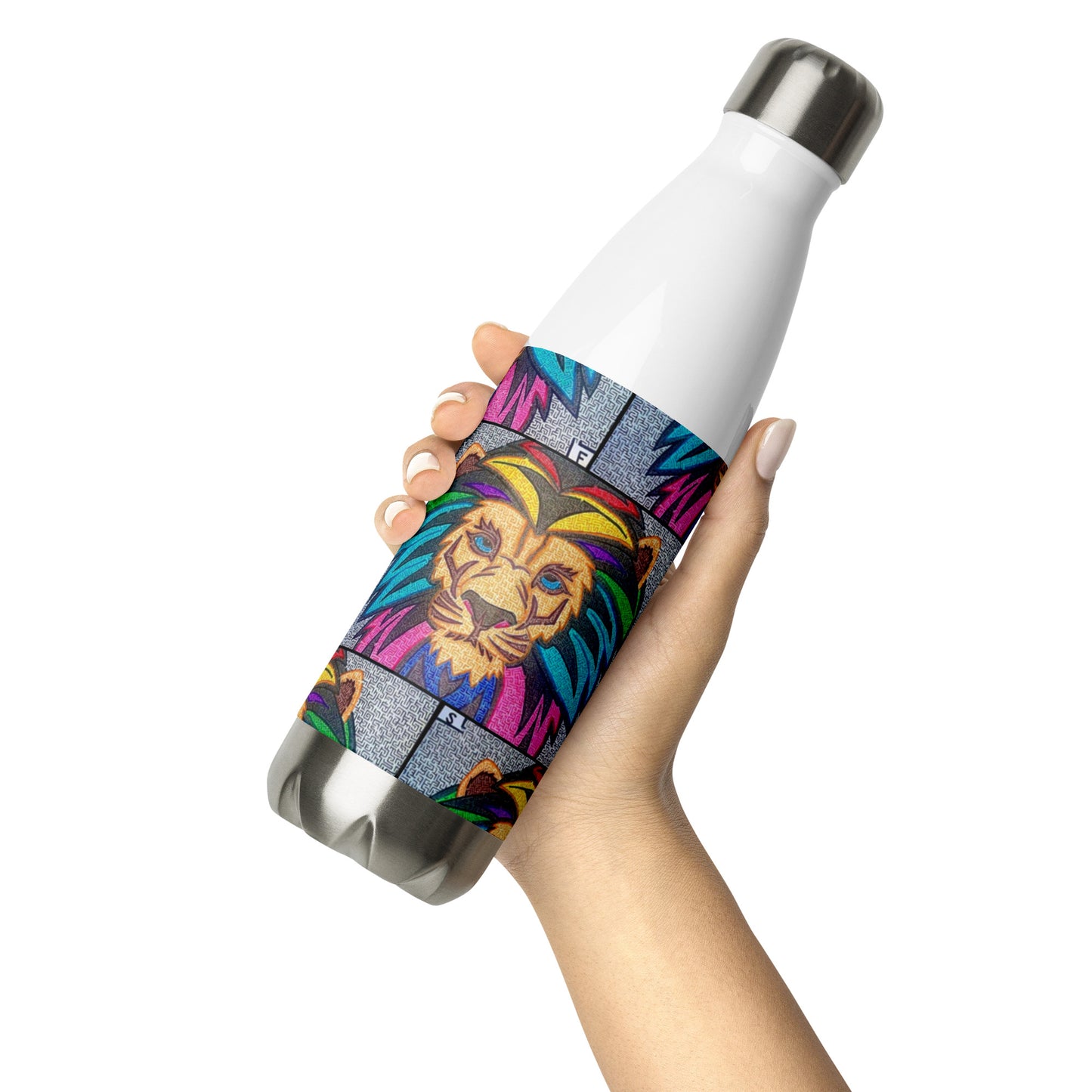 Lion Maze Stainless Steel Water Bottle