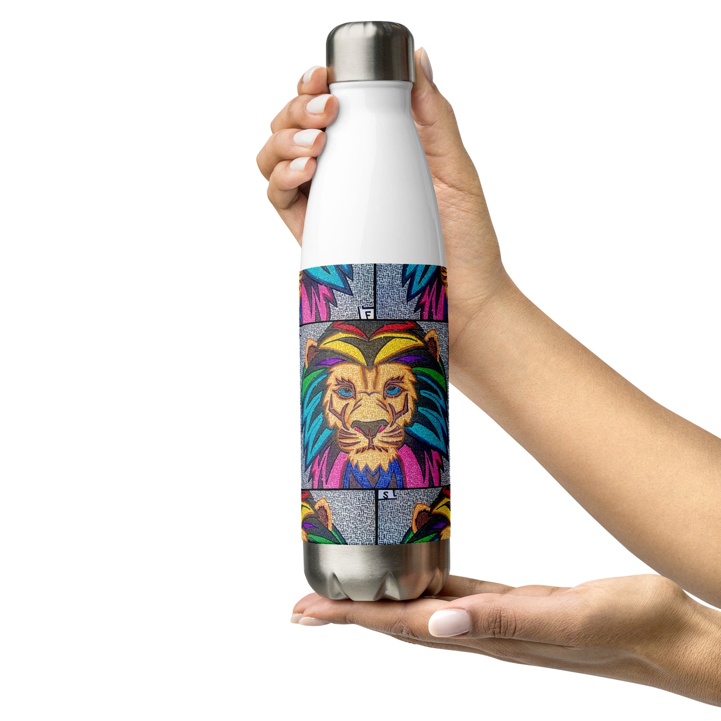 Lion Maze Stainless Steel Water Bottle