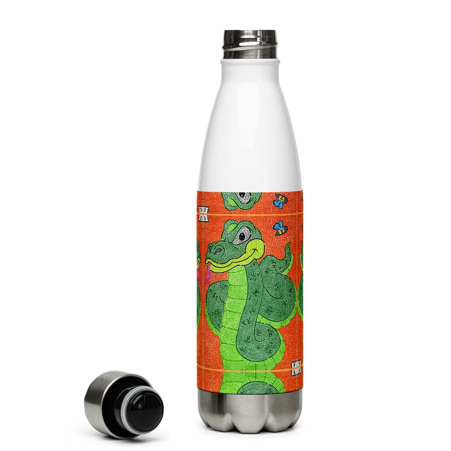 Snake Maze Stainless Steel Water Bottle