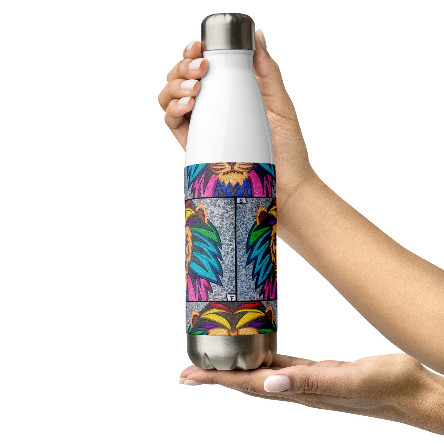 Lion Maze Stainless Steel Water Bottle